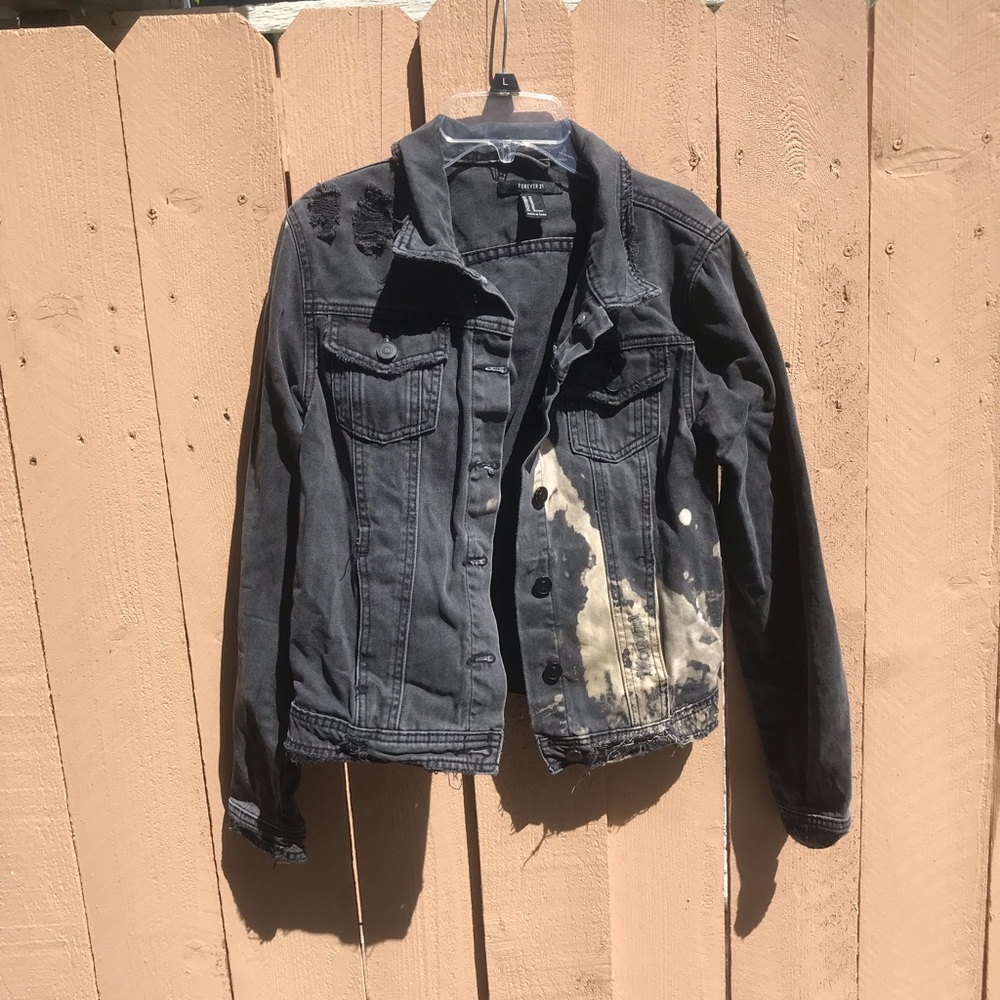 Distressed Denim Jacket